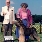 Flynn's first dog show